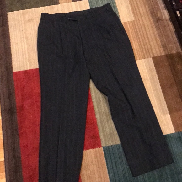 Black pin stripe suit - Kilgour, French & Stanbury - Picture 5 of 7